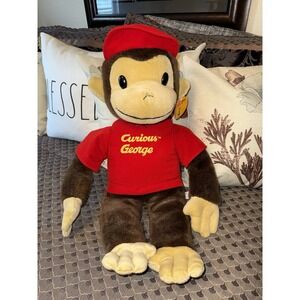 Toy Network  Curious George Plush Stuffed Animal Kids Comfort Sleep Bed Accent